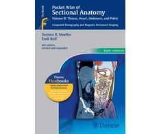 KNYGA Torsten Bert Moeller Pocket Atlas of Sectional Anatomy, Vol. II: Thorax, Heart, Abdomen and Pelvis