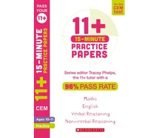 KNYGA Tracey Phelps 11+ 15-Minute Practice Papers for the CEM Test Ages 10-11