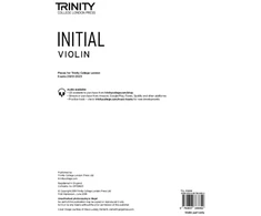 KNYGA Trinity College London Violin Exam Pieces From 2020: Initial (part only)