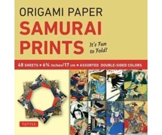 KNYGA Tuttle Tuttle Publishing Origami Paper - Samurai Prints - Small 6 3/4" - 48 Sheets