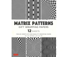 KNYGA Tuttle Tuttle Studio Matrix Patterns Gift Wrapping Papers - 12 sheets