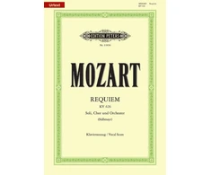 KNYGA Wolfgang Amadeus Mozart Requiem in D minor K626 (Vocal Score)