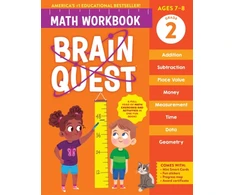 KNYGA Workman Publishing Brain Quest Math Workbook: 2nd Grade