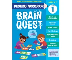 KNYGA Workman Publishing Brain Quest Phonics Workbook: Grade 1