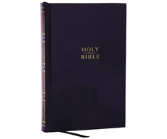 KNYGA Zondervan KJV Holy Bible: Compact Bible with 43,000 Center-Column Cross References, Juodas Hardcover, Raudona Letter, Comfort Print: King James Version