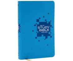 KNYGA Zondervan NKJV Study Bible for Kids, Mėlyna Leathersoft: The Premier Study Bible for Kids