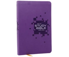 KNYGA Zondervan NKJV Study Bible for Kids, Violetinė Leathersoft: The Premier Study Bible for Kids