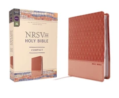 KNYGA Zondervan NRSVue, Holy Bible, Compact, Leathersoft, Peach, Comfort Print