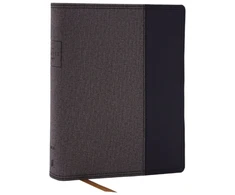 KNYGA Zondervan Prayer Bible: Pray God’s Word Cover to Cover (NKJV, Juodas/Gray Leathersoft, Raudona Letter, Comfort Print)