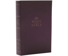 KNYGA Zondervan Publishing NKJV Compact Paragraph-Style Bible w/ 43,000 Cross References, Violetinė Softcover, Raudona Letter, Comfort Print: Holy Bible, New King James Version, Holy Bible, New King James Version