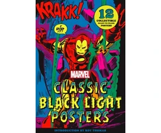 KNYGA Abrams Abrams Books Marvel Classic Juodas Light Collectible Poster Portfolio