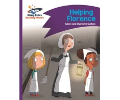 KNYGA Adam Guillain Reading Planet - Helping Florence - Violetinė: Comet Street Kids