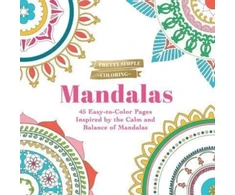 KNYGA Adams Media Pretty Simple Coloring: Mandalas