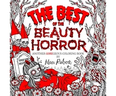 KNYGA Alan Robert Best of The Beauty of Horror: Another GOREgeous Coloring Book