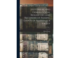 KNYGA Alfred 1818-1907 Ed Poore Historical and Genealogical Researches and Recorder of Passing Events of Marrimack Valley; 1, no. 1