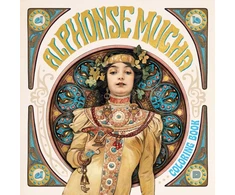 KNYGA Alphonse Mucha Coloring Book
