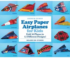 KNYGA Andrew Dewar Easy Paper Airplanes for Kids Kit