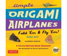 KNYGA Andrew Dewar Simple Origami Airplanes Mini Kit