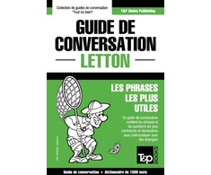 KNYGA Andrey Taranov Guide de conversation Francais-Letton et dictionnaire concis de 1500 mots