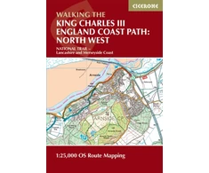 KNYGA Ange Harker Walking the King Charles III England Coast Path: North West - Lancashire and Merseyside Map Booklet, 1:25,000 OS Route Map Booklet