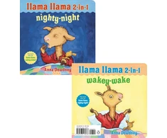 KNYGA Anna Dewdney Llama Llama 2-in-1: Wakey-Wake/Nighty-Night