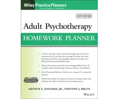 KNYGA Arthur E., Jr Jongsma Adult Psychotherapy Homework Planner