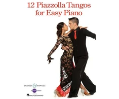 KNYGA Astor Piazzolla 12 Piazzolla Tangos for Easy Piano