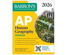 KNYGA Barron's Educational Barron's Educational Series AP Human Geography Premium, 2026: Prep Book with 6 Practice Tests+ Comprehensive Review + Online Practice