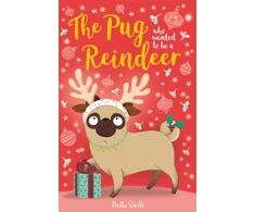 KNYGA Bella Swift Pug who wanted to be a Reindeer