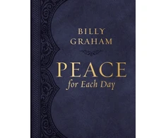 KNYGA Billy Graham Peace for Each Day, Large Text Leathersoft