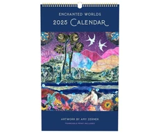 KNYGA Bookshop 2025 Enchanted Worlds Poster Wall Calendar