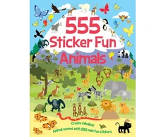 KNYGA Bookshop 555 Sticker Fun - Animals Activity Book