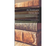 KNYGA Bookshop Agrarian Tenures
