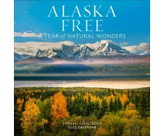 KNYGA Bookshop Alaska Free Wall Calendar 2025
