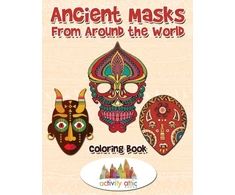 KNYGA Bookshop Ancient Masks From Around the World Coloring Book