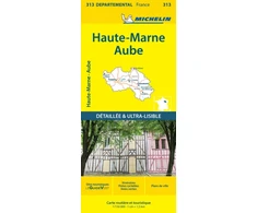 KNYGA Bookshop Aube Haute-Marne - Michelin Local Map 313