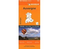 KNYGA Bookshop Auvergne Limousin - Michelin Regional Map 522