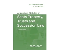 KNYGA Bookshop Avizandum Statutes on Scots Property, Trusts and Succession Law