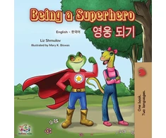 KNYGA Bookshop Being a Superhero (English Korean Bilingual Book)