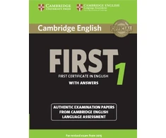 KNYGA Bookshop Cambridge English First 1 for Revised Exam from 2015 Student's Book with Answers