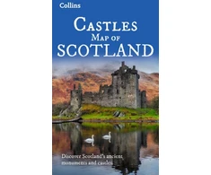 KNYGA Bookshop Castles Map of Scotland