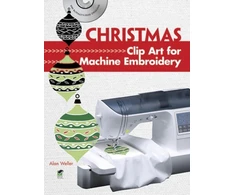KNYGA Bookshop Christmas Clip Art for Machine Embroidery