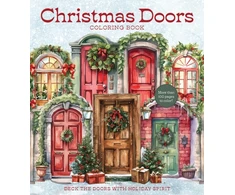 KNYGA Bookshop Christmas Doors Coloring Book