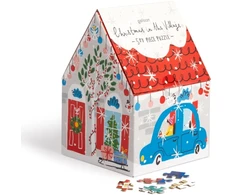 KNYGA Bookshop Christmas in the Village 500 Piece House Puzzle