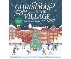 KNYGA Bookshop Christmas in the Village Coloring Book