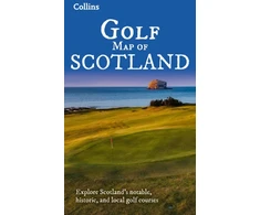 KNYGA Bookshop Collins Golf Map of Scotland
