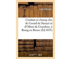 KNYGA Bookshop Combat En Champ Clos, A Bourg En Bresse