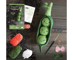 KNYGA Bookshop Crochet Your Veggies Amigurumi Kit Peapod