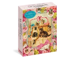 KNYGA Bookshop Cynthia Hart's Victoriana Cats: Basket of Mischief 1,000-Piece Puzzle