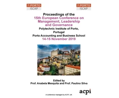 KNYGA Bookshop ECMLG19 - Proceedings of the 15th European Conference on Management, Leadership and Governance